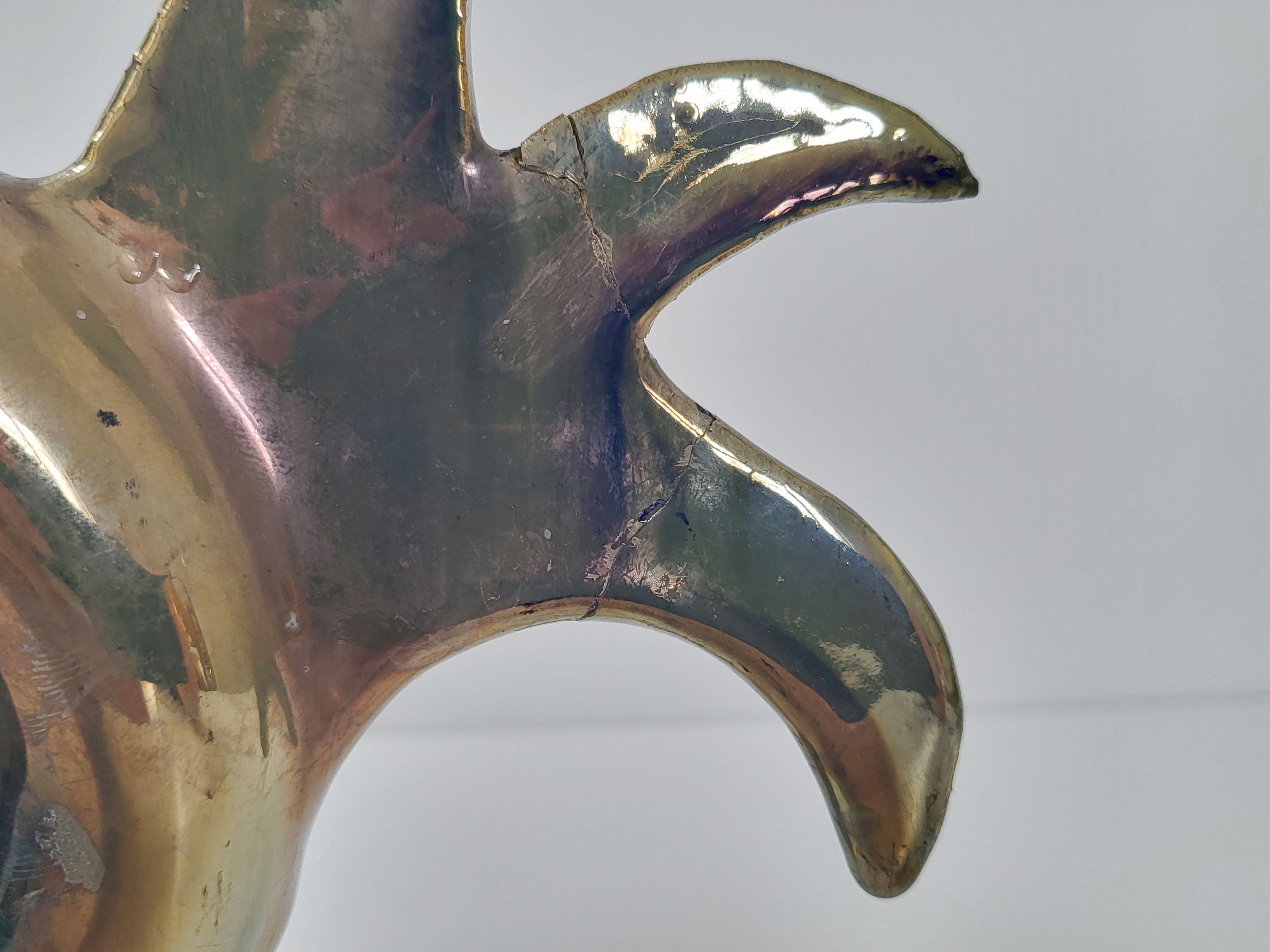 Pair of vintage zoomorphic vases