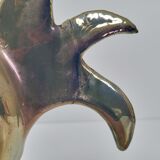 Pair of vintage zoomorphic vases