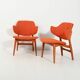 Paire de fauteuils "306" par Jens Hjorth