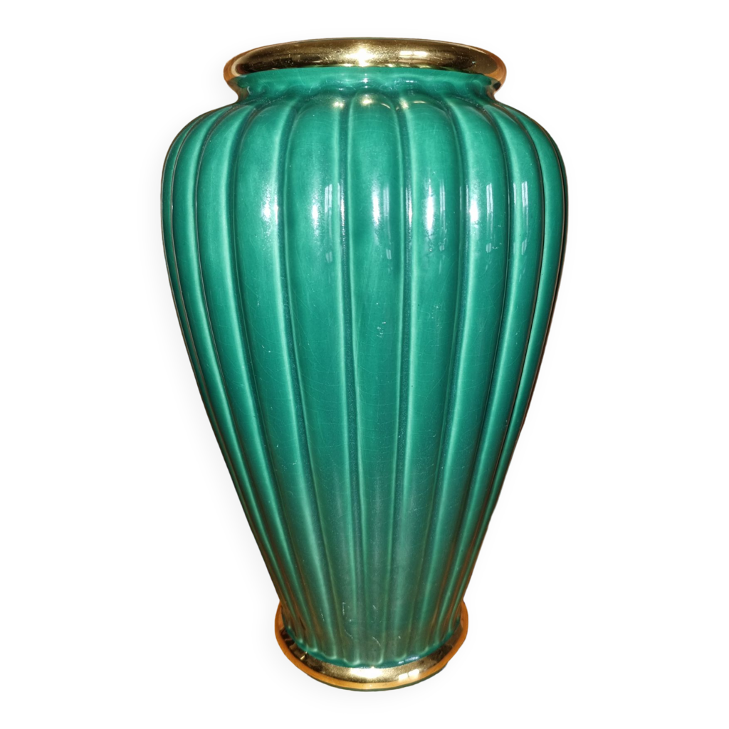 Vase Design Vintage Années 60/70 – Verre épais, Bon état
