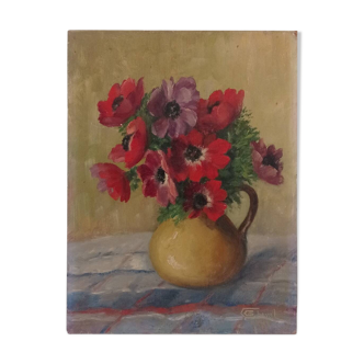 Signed oil painting