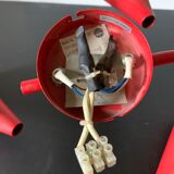 Red vintage wall lamp or ceiling lamp