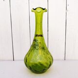 Vase soliflore flowers enamelled vintage