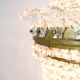 Antique Prism Chandelier Decorated In Brass, Bronze & Crystals From 1890s