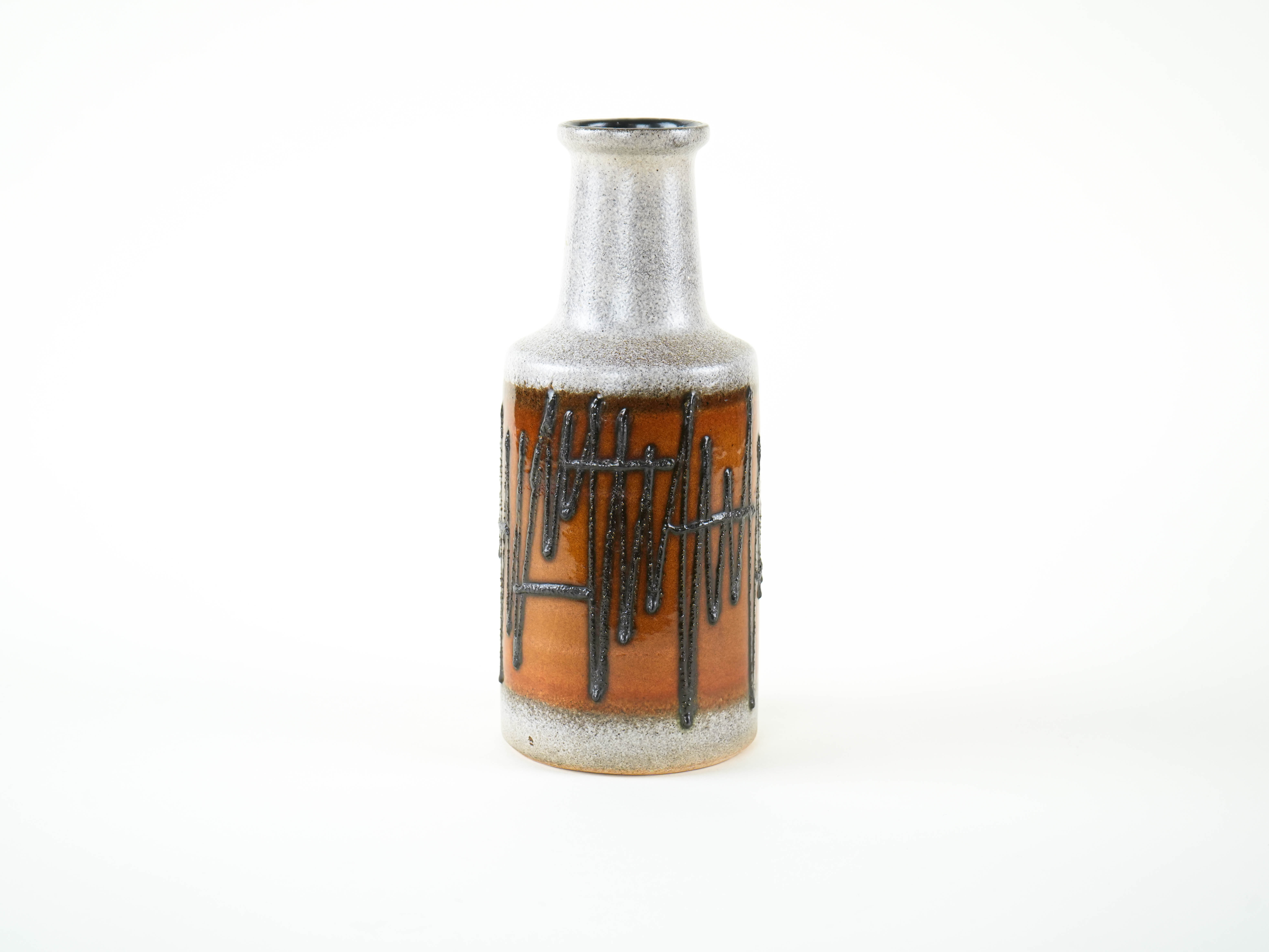 Ceramic vase, German design, 1970s, manufactured by VEB HALDENSLABEN