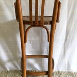 Curved wooden countertop chair - mid. 20th