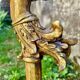 Pair of large candlesticks with cherubs