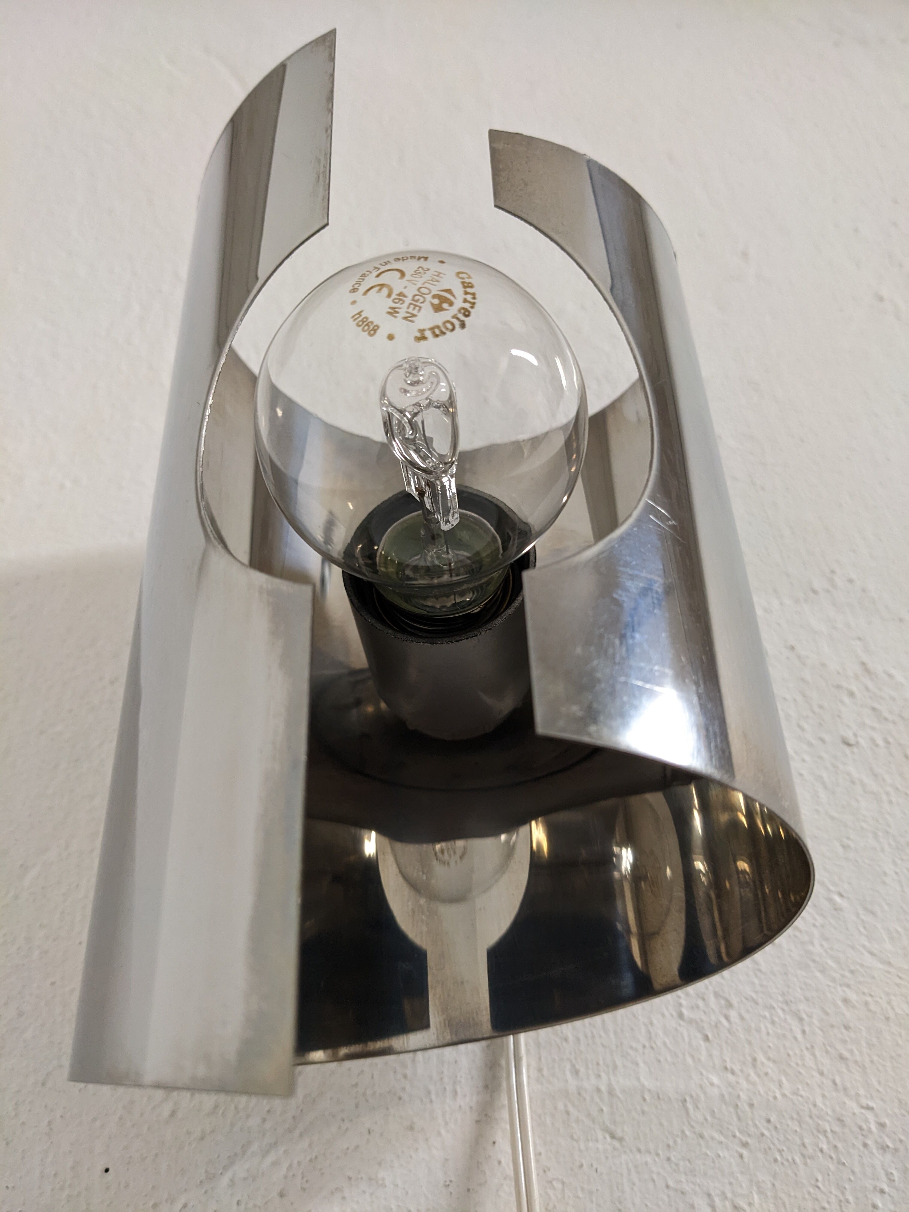 Space age wall lamp from the 60s/70s