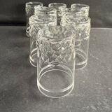 8 Baccarat Chauny tumbler glasses
