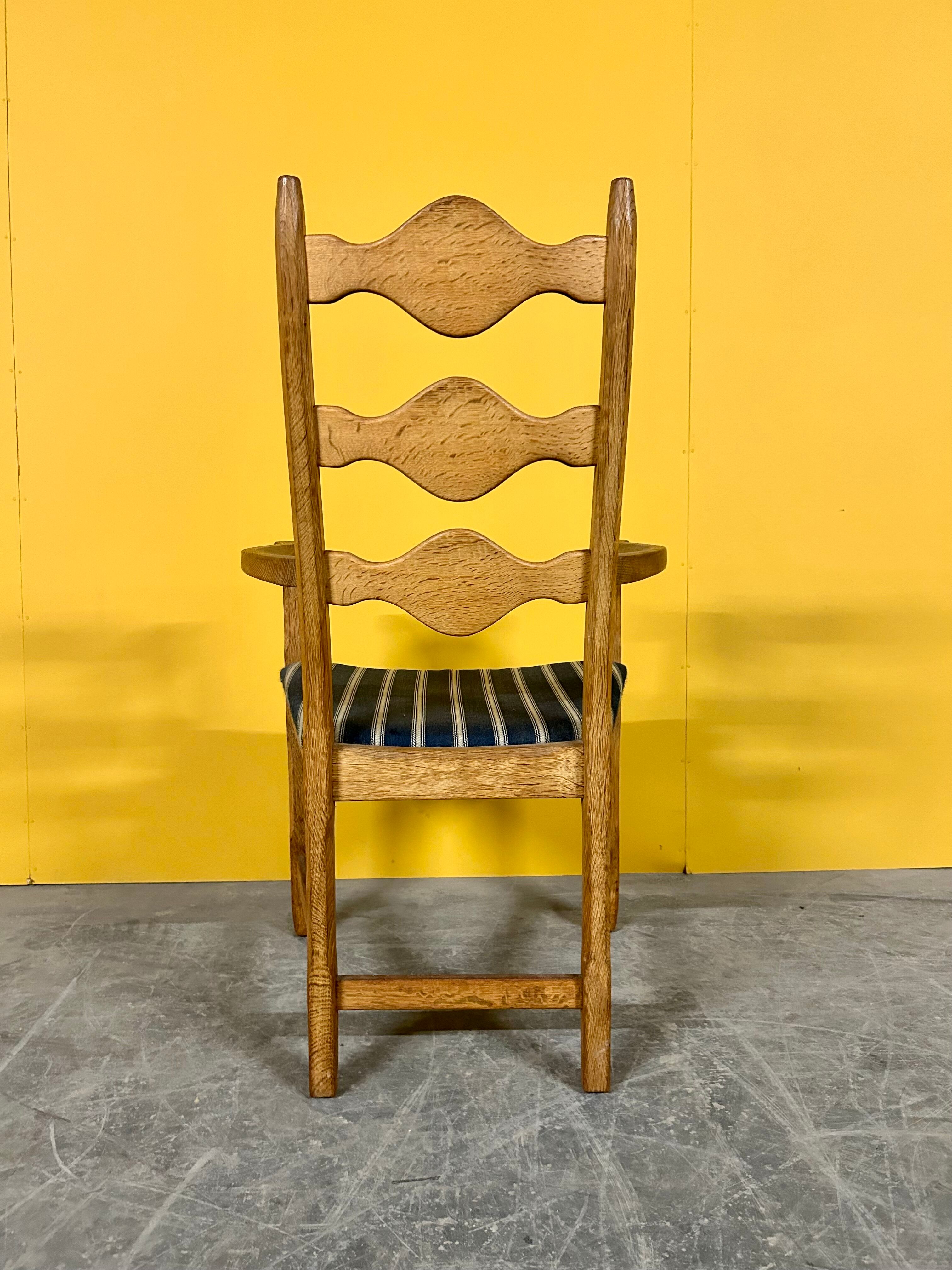 Danish vintage oak armchair 1960s
