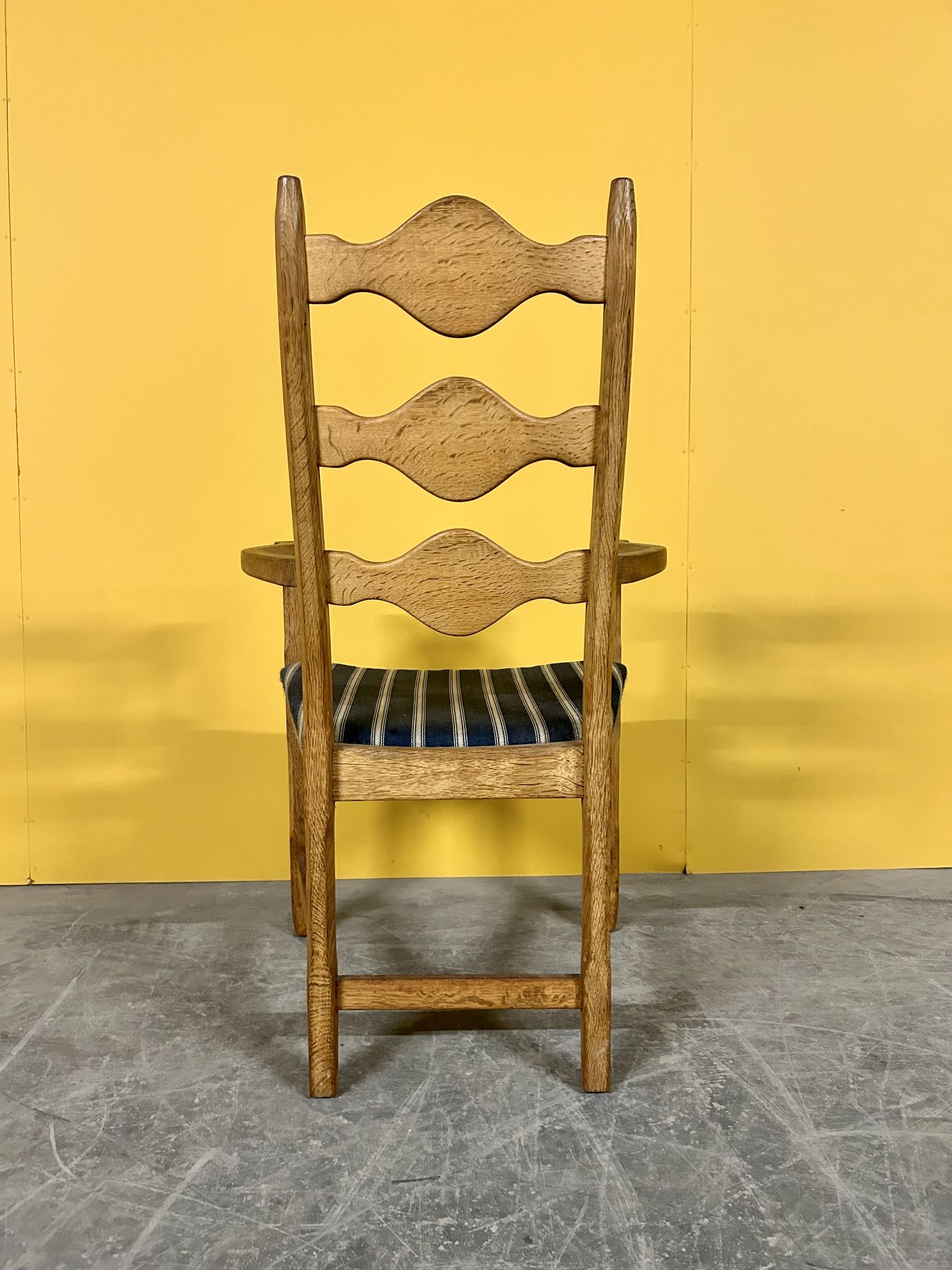 Danish vintage oak armchair 1960s