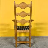 Danish vintage oak armchair 1960s