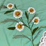 Vintage round tablecloth and napkins