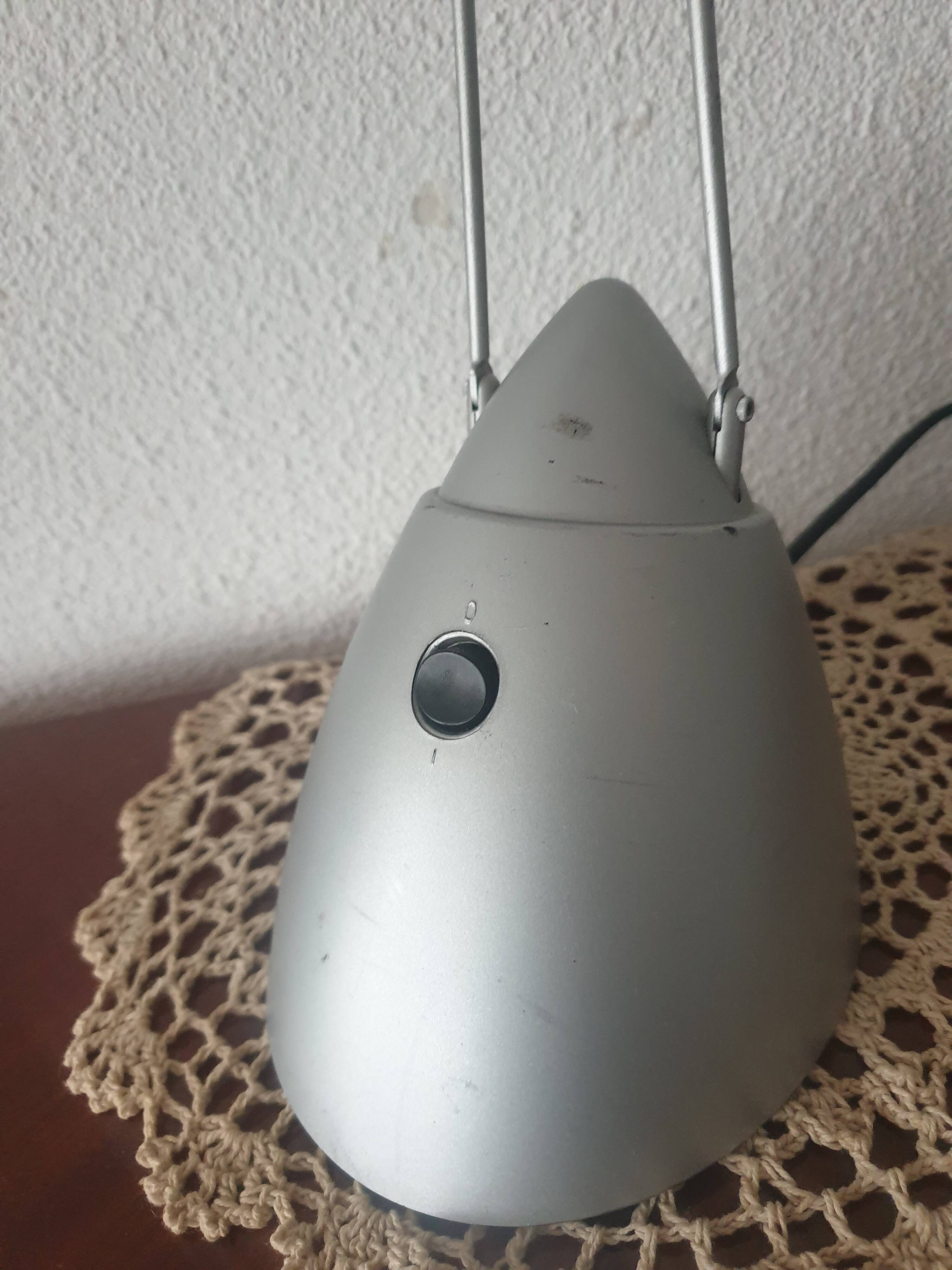 Corolla articulated reading light in blue glass