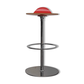 Red bar stool