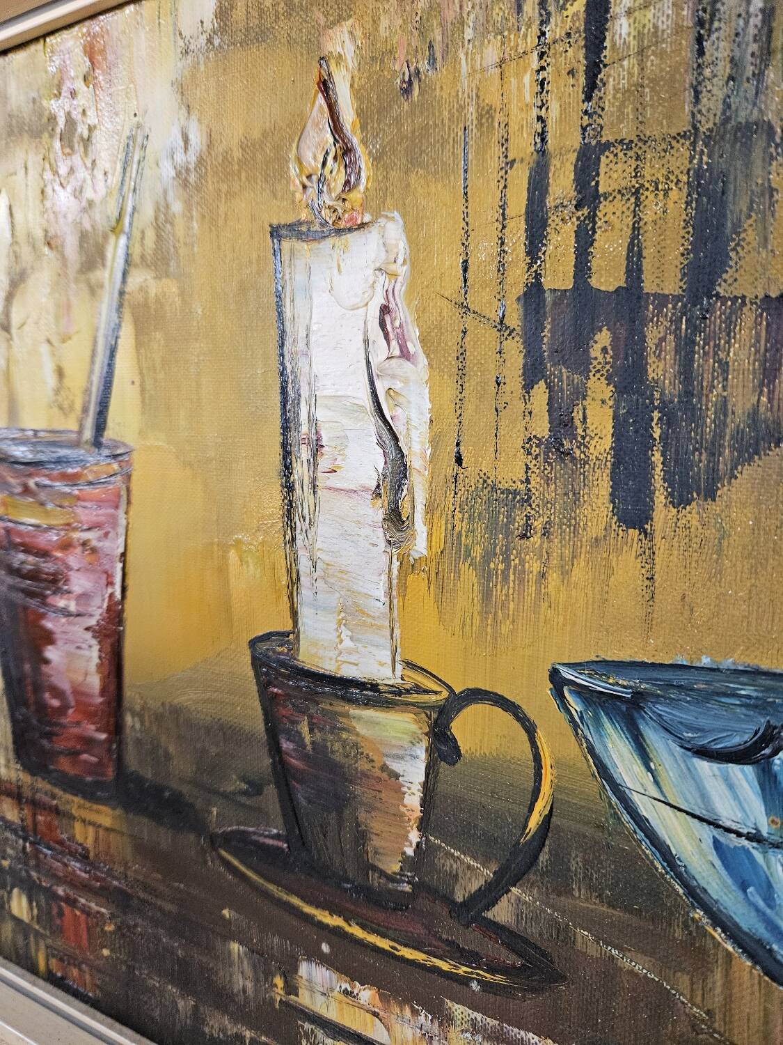 Tableau peinture nature morte, 1970