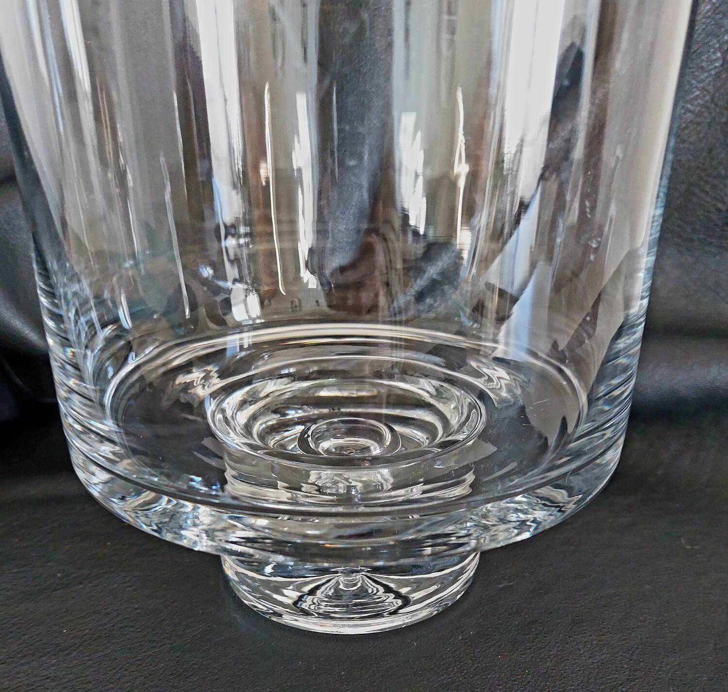 Designer glass vase