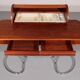 Italian design “Maia” walnut desk by Giotto Stoppino for Bernini, 1960s