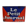 Plaque émaillée "Le Petit Journal" avant-guerre