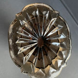 Art Deco smoked glass vase