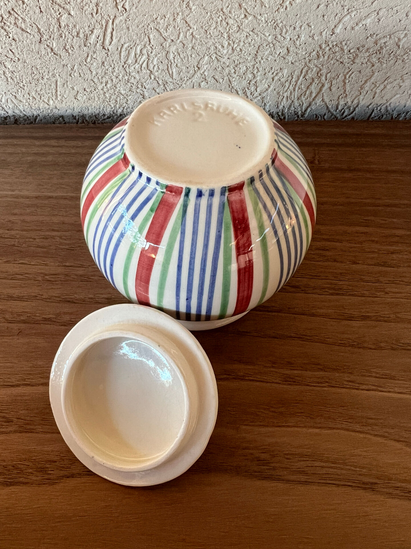 Bonbonnière, sucrier ancien Karlsruhe
