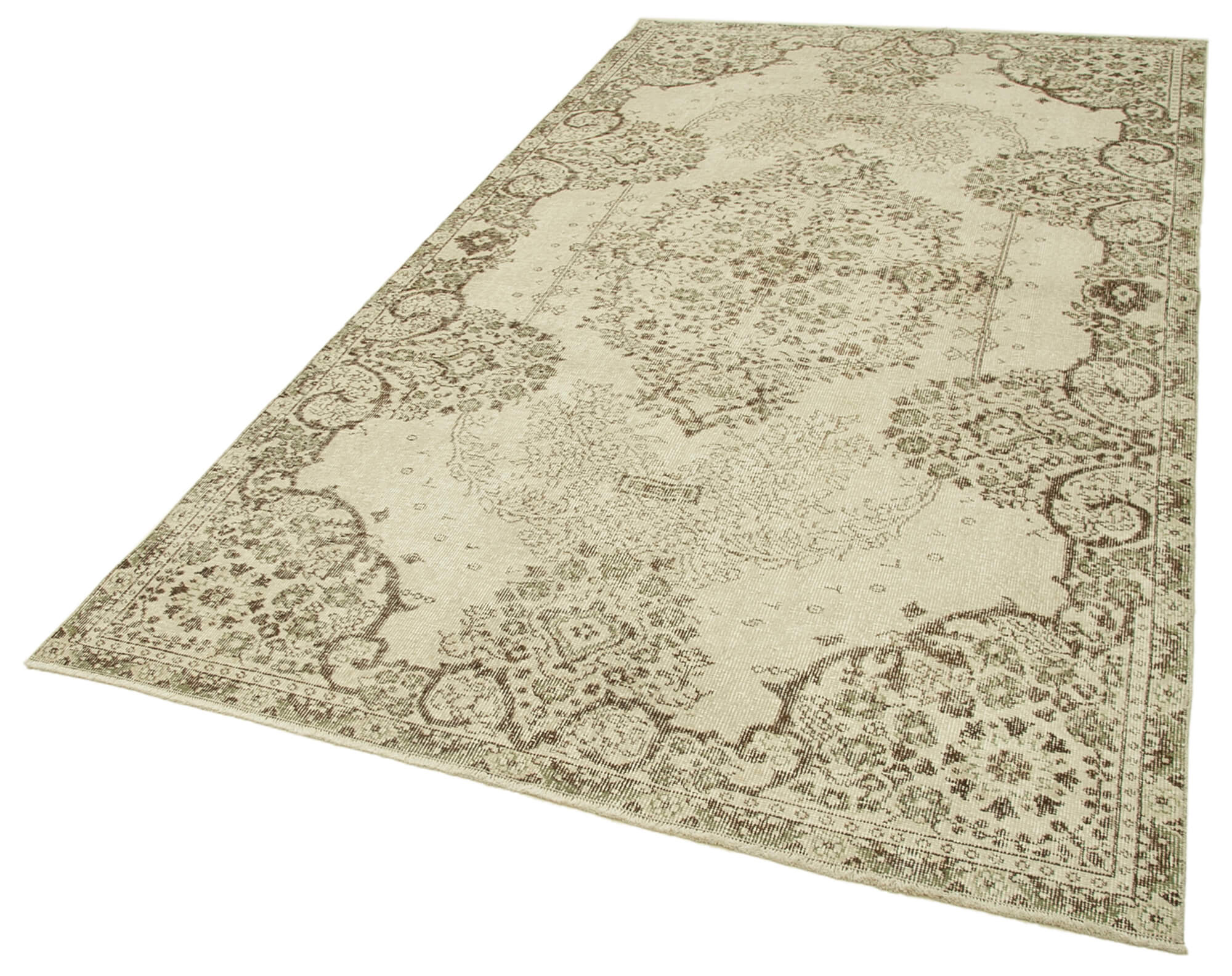 Handmade One-of-a-Kind Oriental Beige Carpet 164 cm x 289 cm