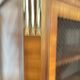 Directoire style display cabinet with two doors