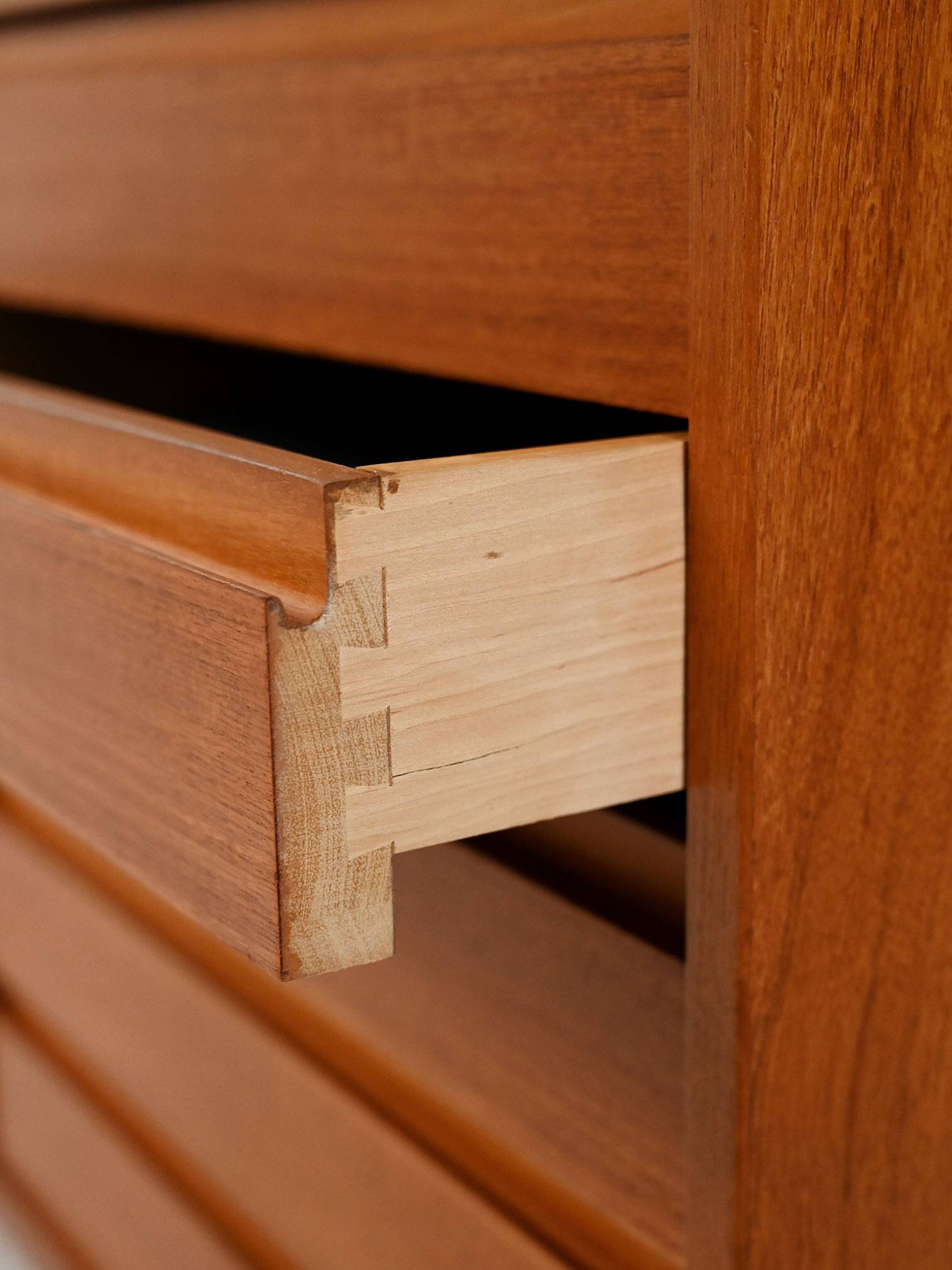 Scandinavian geometric sideboard from the 1960s
