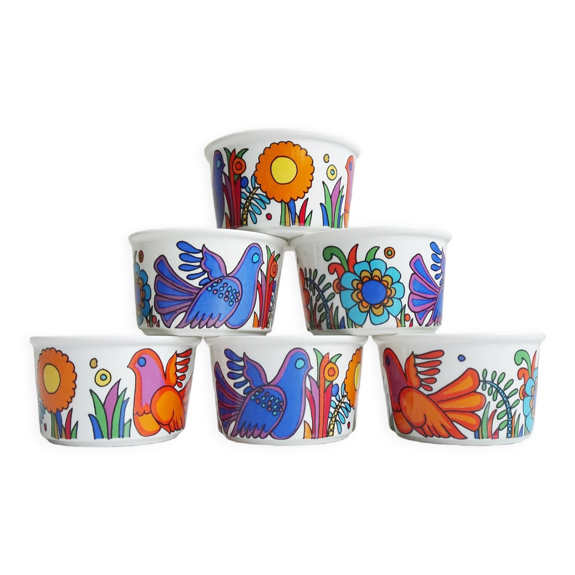 Lot de 6 ramequins Villeroy et Boch Acapulco