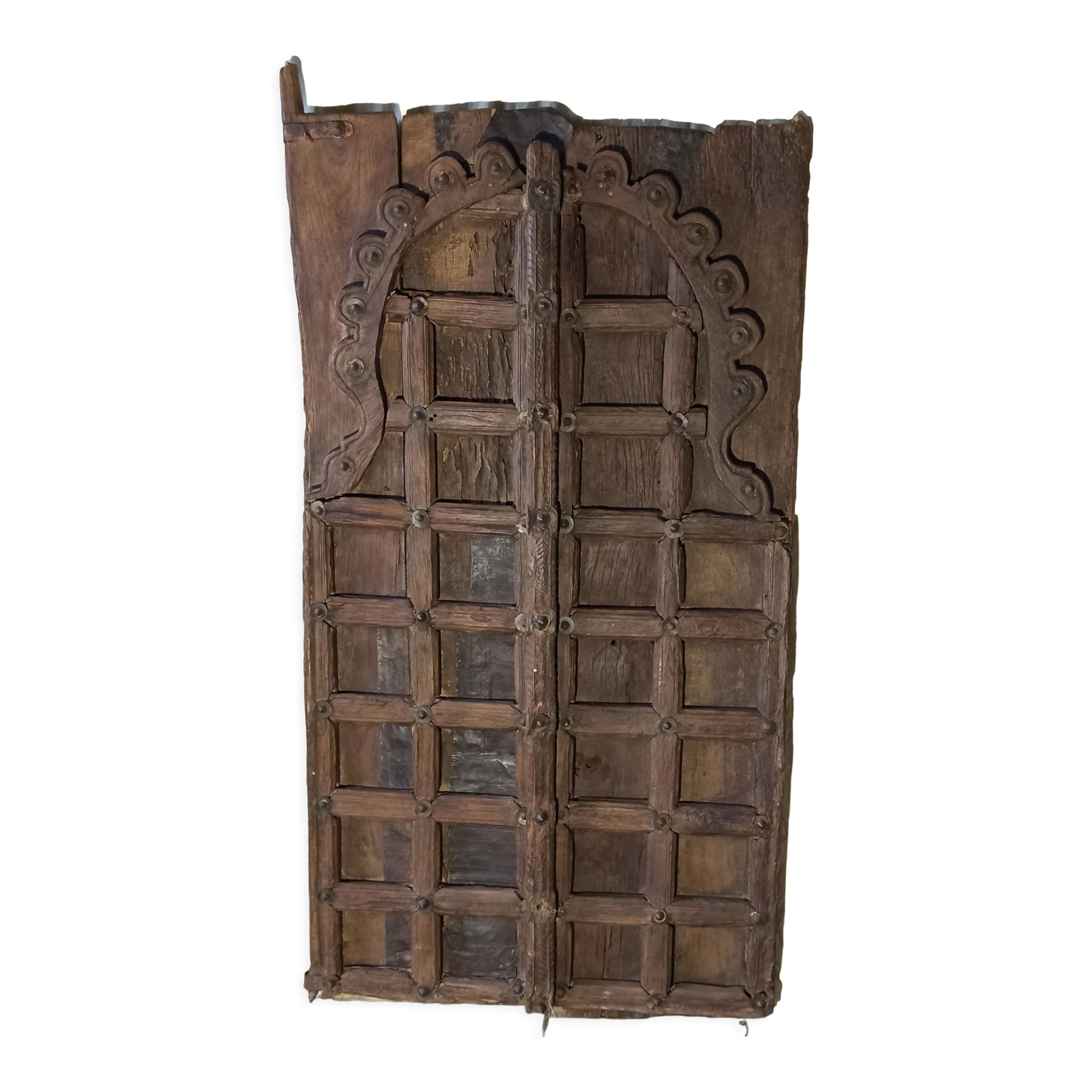 Old wooden door