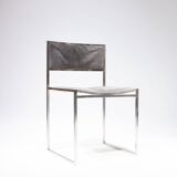 Set of 4 Chairs style  Willy Rizzo