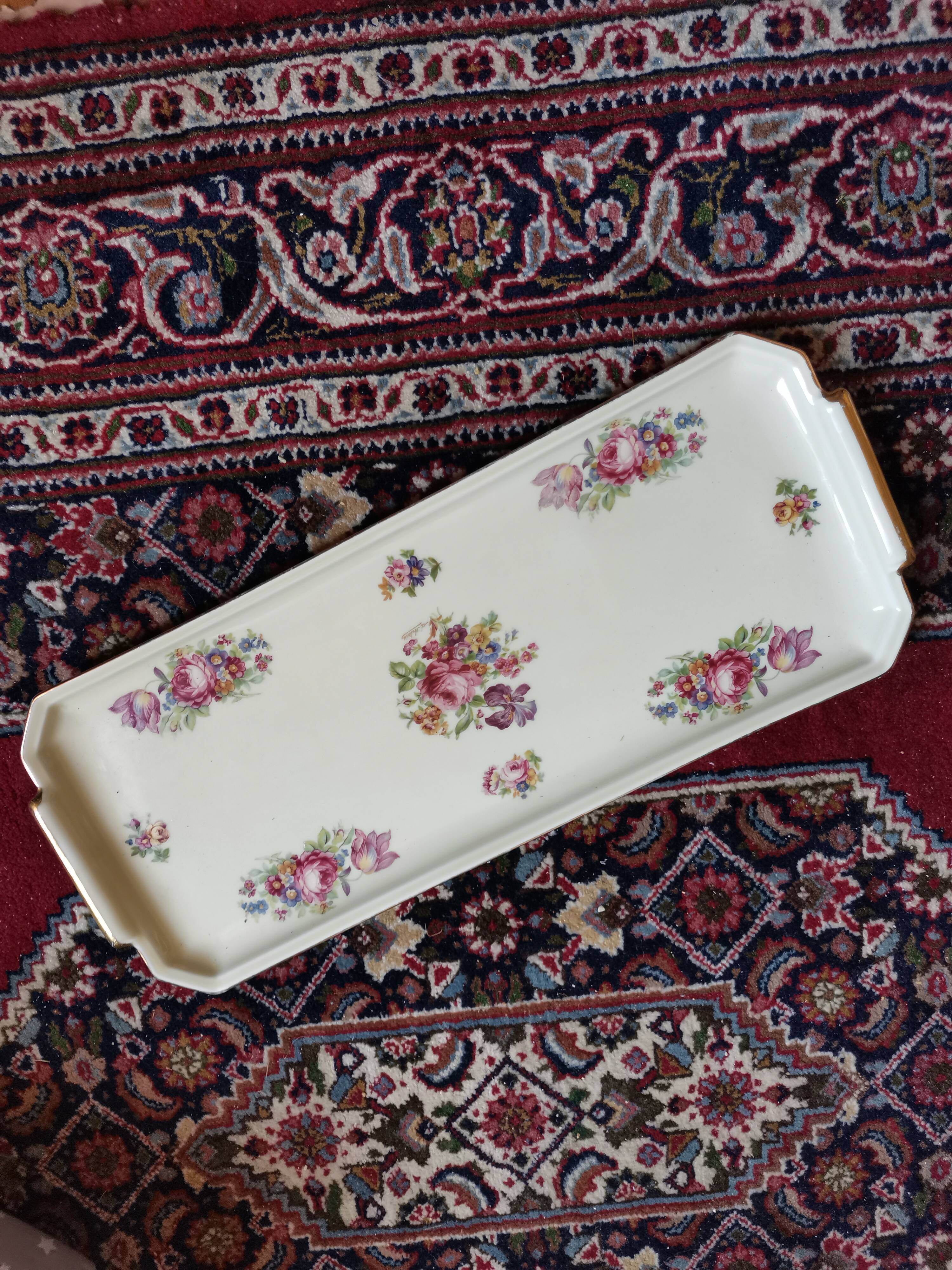 Rectangular flat Limoges