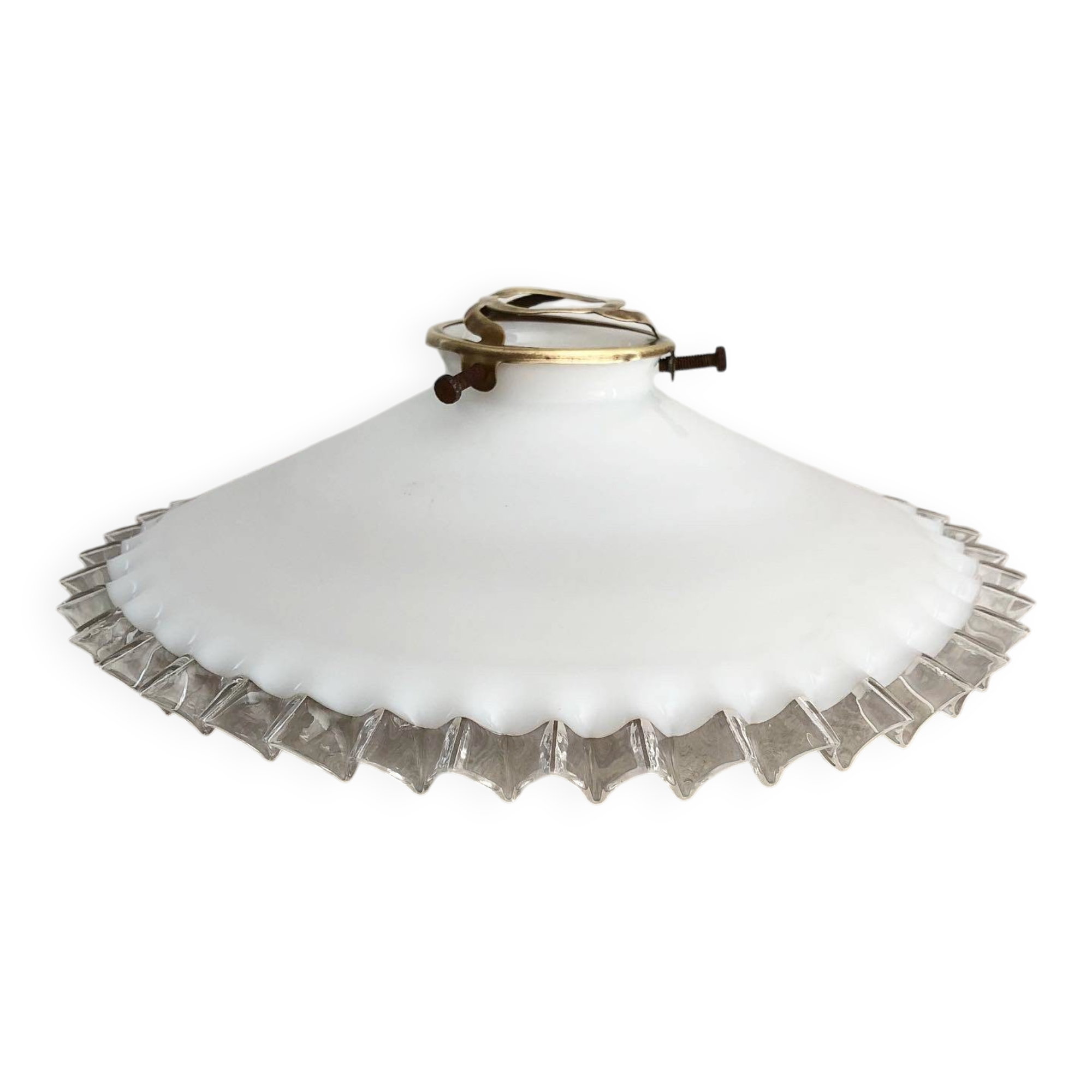 Vintage opaline suspension