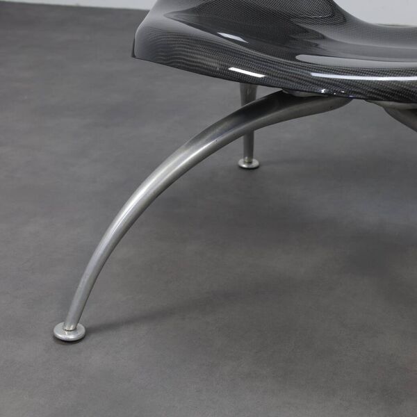Fauteuil « Éléphant » en fibre de carbone très rare, Herbert Schultes, Lensvelt
