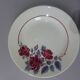 2 vintage Sarreguemines dinner plates, Eliane model