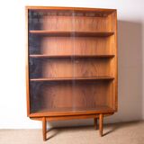 Bibliothèque, Vitrine, Danoise en Teck par Borge Mogensen pour Soborg Mobelfabrik 1960.