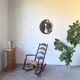 Brutalist metal wall sculpture "sun-moon"