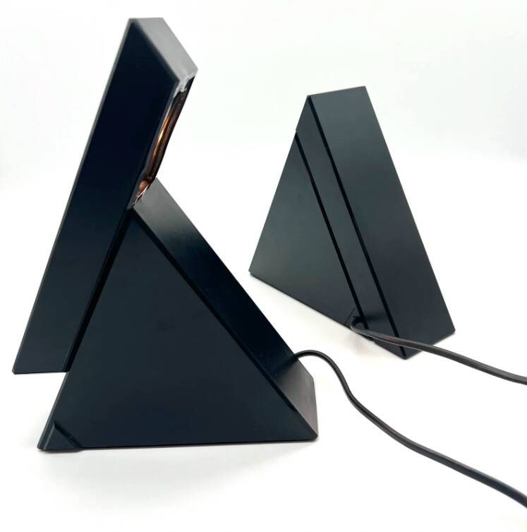 “Delta” lamps by Mario Bertorelle for “Jm Rdm” Massanzago, 1980s