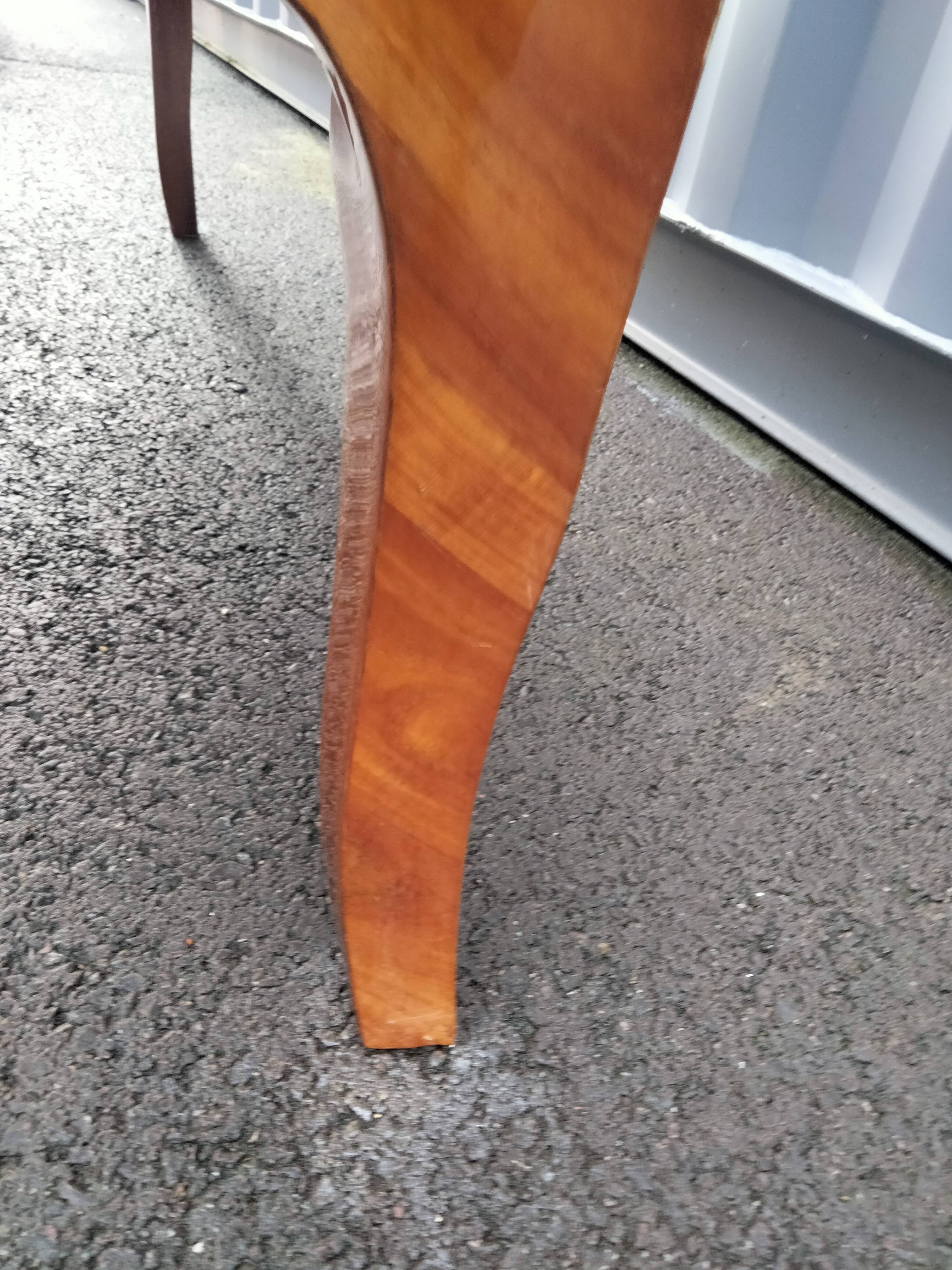 Old style chest of drawers Louis XV marquetry marble top