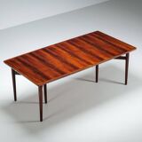 Arne Vodder model 201 large dining table in rosewood Sibast Denmark 1960
