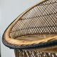 Emmanuelle armchair in rattan and braided buri