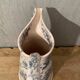 Antique water pitcher, English earthenware, Floral Furnivals England