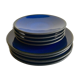 Lot d'assiettes Jars Tourron Dark Blue