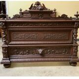 Antique monumental Neo-Renaissance bed
