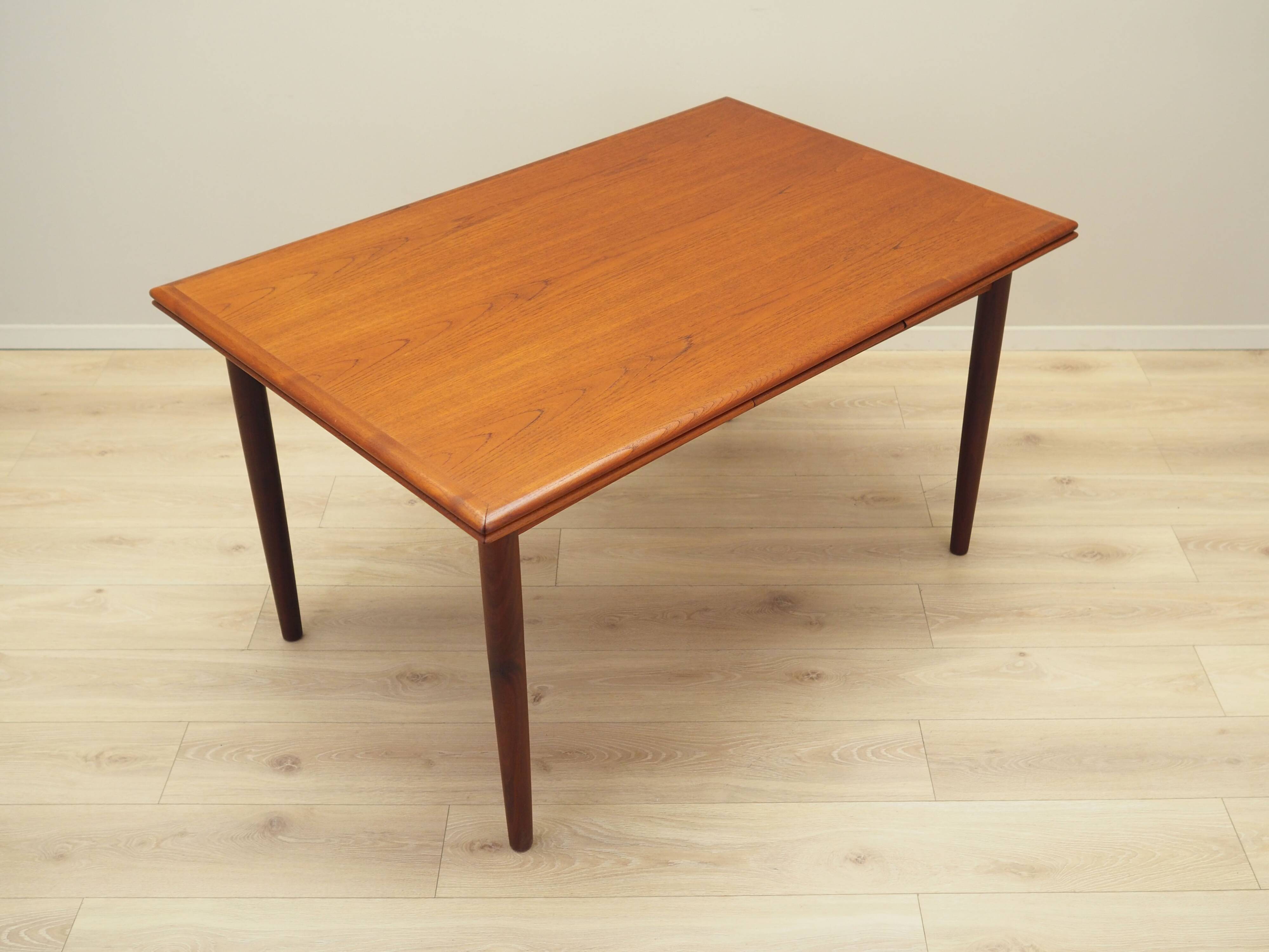 Teak table, Danish design, 1970s, production: Denmark