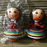 Turned wooden doll