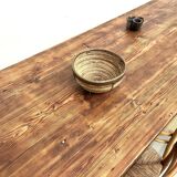 Very large solid pine farmhouse table