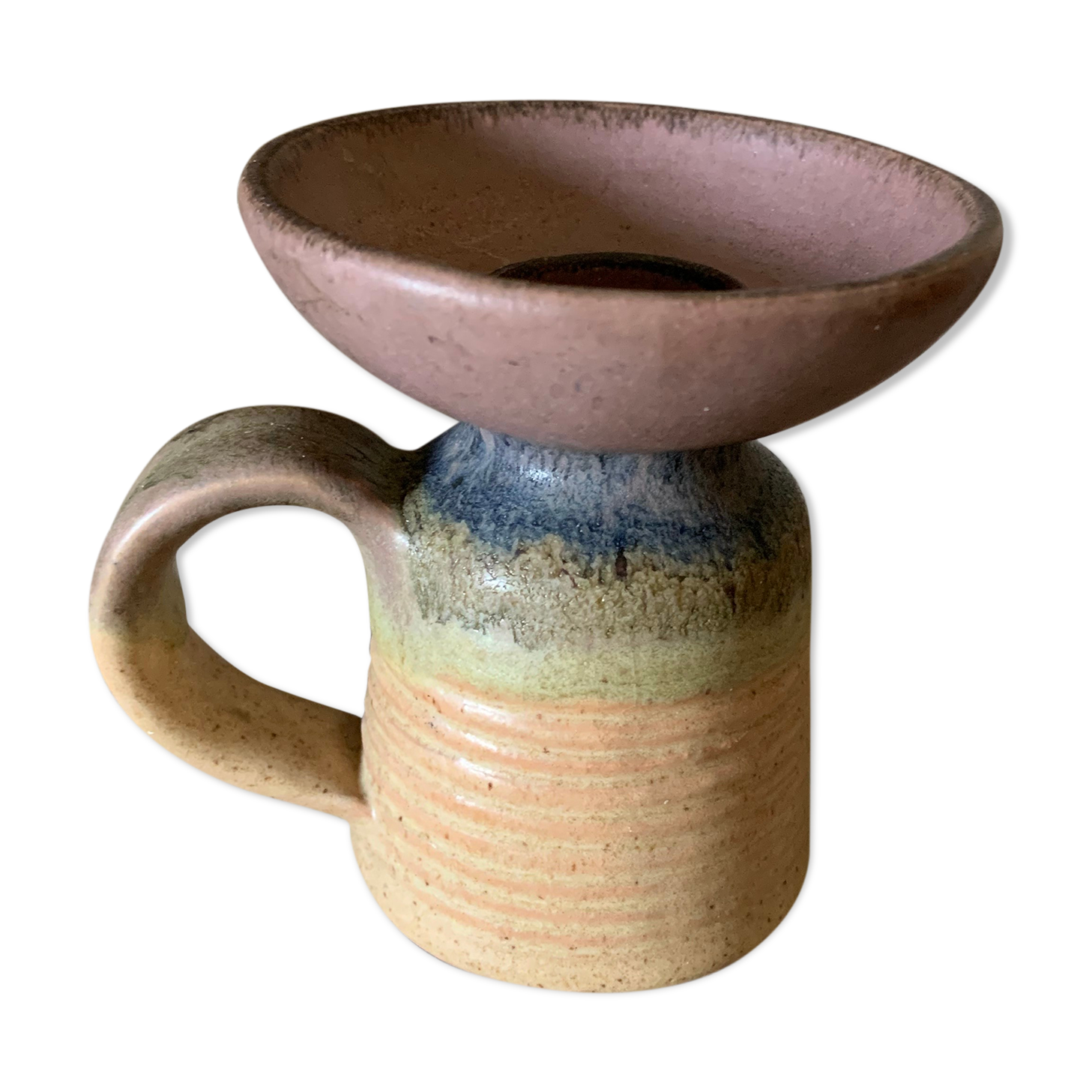 Sandstone candle holder