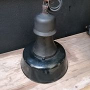 Industrial hanging lamps in enamelled metal, 50