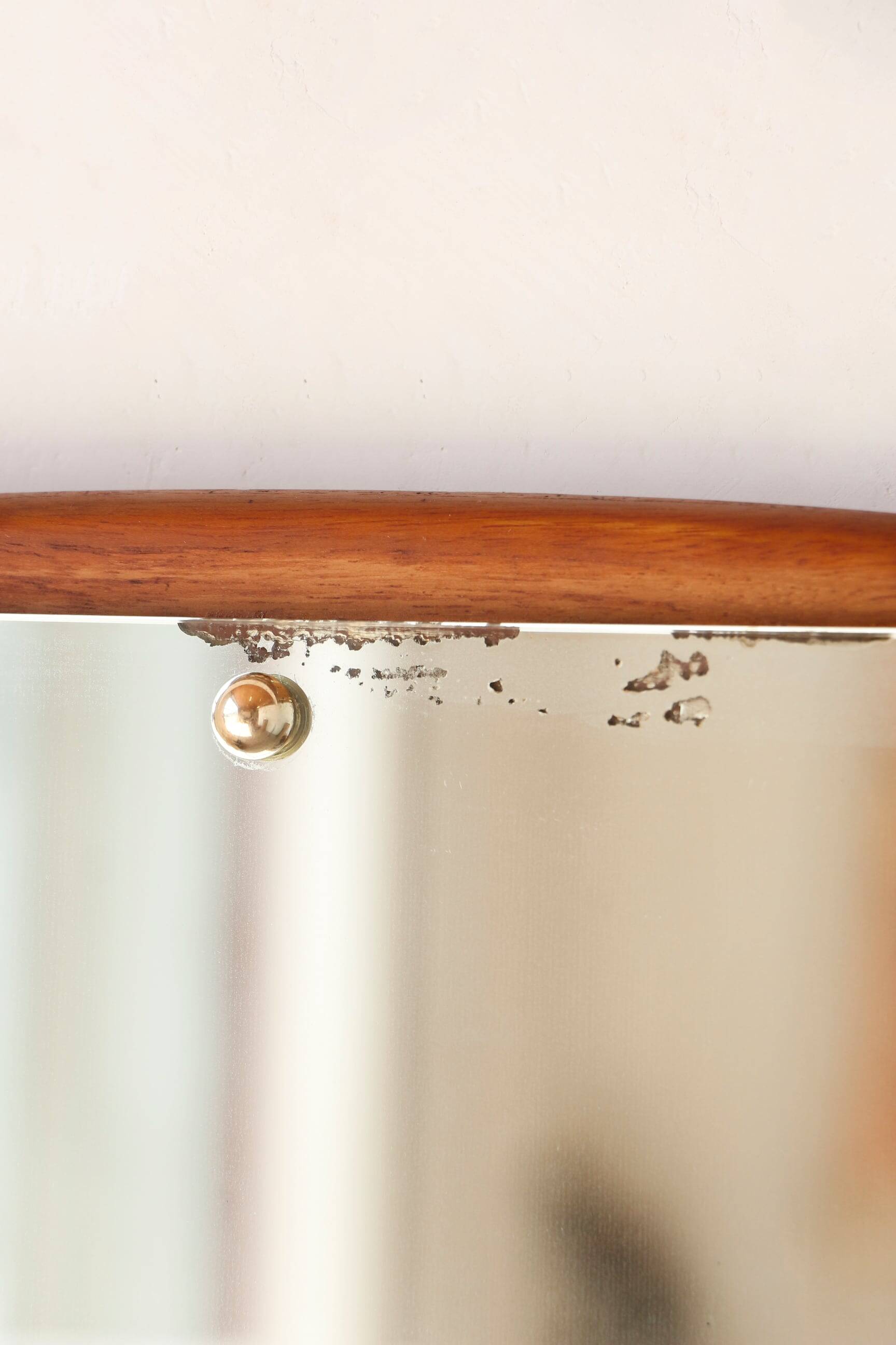 Vintage Scandinavian teak mirror – 1960s - 14.09.23.06